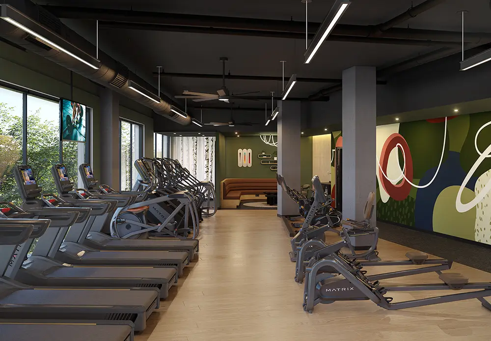 24/7 fitness center